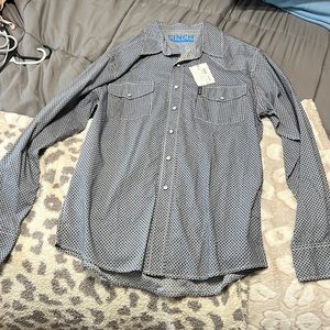 Mens cinch pearl snap